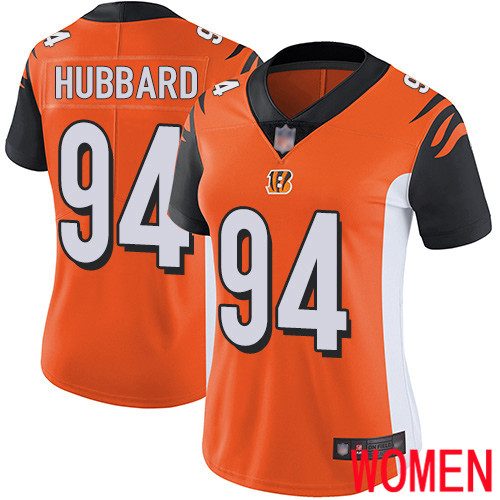 Cincinnati Bengals Limited Orange Women Sam Hubbard Alternate Jersey NFL Footballl #94 Vapor Untouchable->cincinnati bengals->NFL Jersey